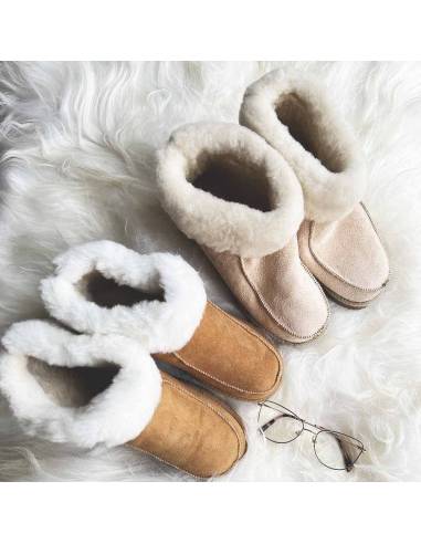Nordic  slippers in guenuine lambskin