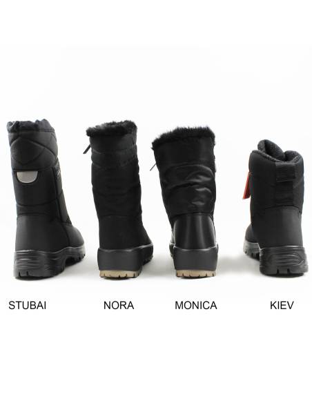 Bottes de neige avec crampons amovibles anti-glisse Olang