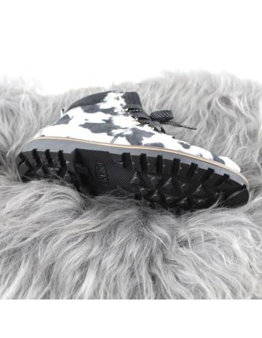 Women's warm cowhide boots with real sheepskin fur Olang Lima 2