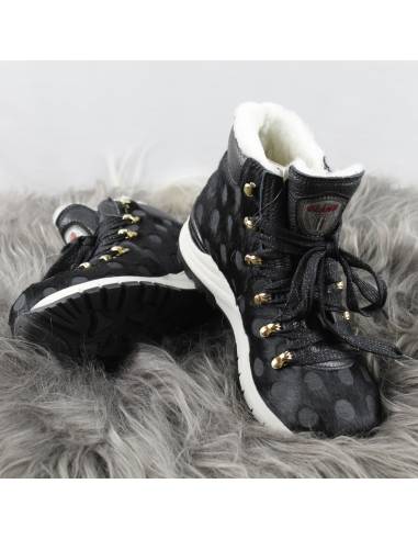 Warme Damen-Stiefeletten aus Kuhfell mit Futter aus echtem Lammfell Olang Lima 2