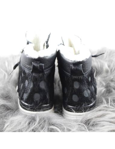 Warme Damen-Stiefeletten aus Kuhfell mit Futter aus echtem Lammfell Olang Lima 2