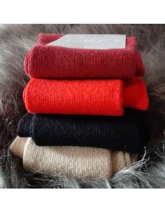 Women's and men's non-compressible cotton socks for sensitive legs