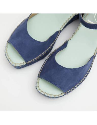 women's espadrilles in leather wedge sandals
