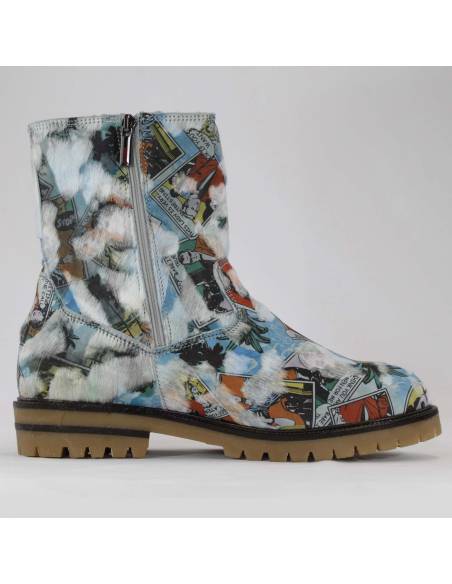 Women's warm boots in genuine cowhide Olang Peru