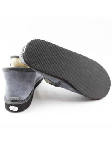 Cálidas zapatillas de piel de cordero para hombre o mujer