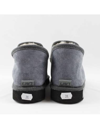 Chaussons chauds charentaises Homme et femme en peau de mouton