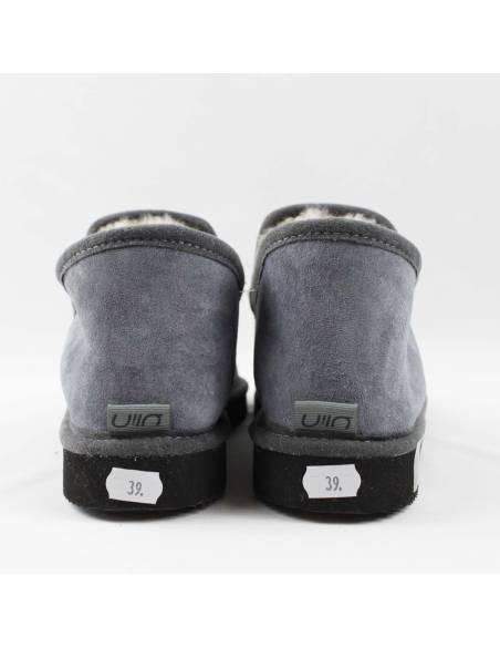 Warm lambskin slippers for men and women
