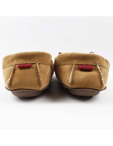 Men's slippers moccasin in guenuine lambskin