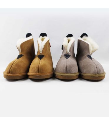 Zapatillas de piel de cordero genuino