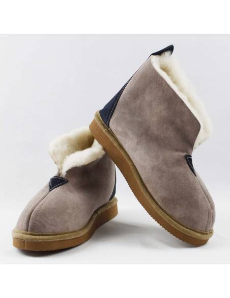 Nordic  slippers in guenuine lambskin