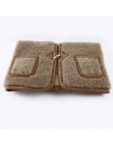 Gilet de Berger chaud  pure laine à brandebourg