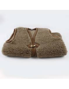 Waistcoat sleeveless pure wool with Brandenburg 2