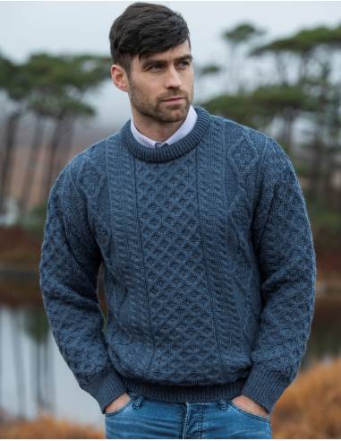 Nordischer Pullover mit Rundhalsausschnitt für Männer ou Damen