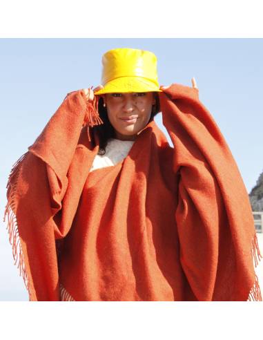 Sombrero de lluvia Mujer aspecto encerado impermeable