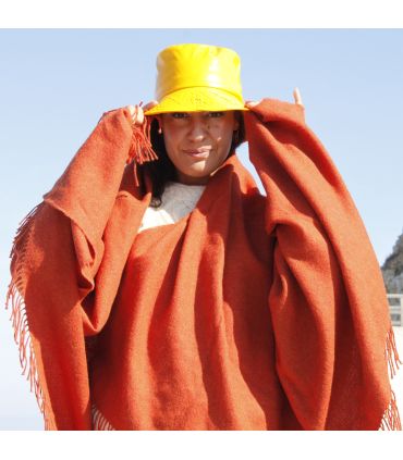 Chapeau Femme  de pluie Bob imperméable ciré jaune