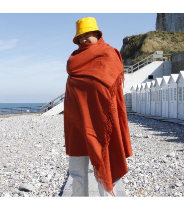 Chapeau Femme imperméable  Bob de pluie  ciré jaune