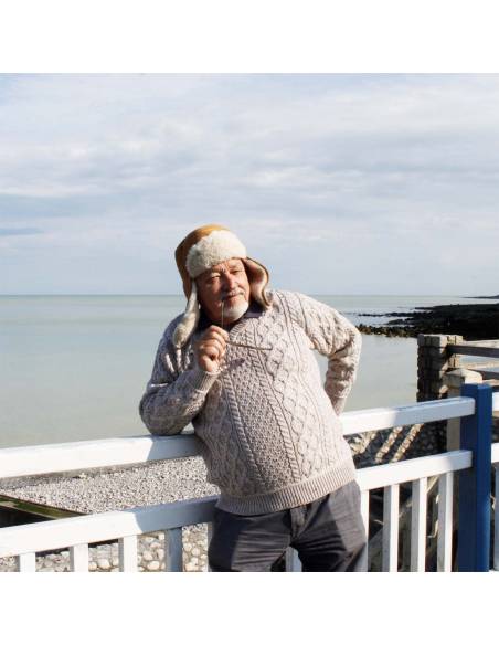 Schapkas Nordik Echt Lammfell Leder