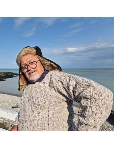 Schapkas Nordik Echt Lammfell Leder