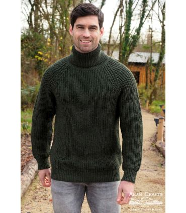 Jersey Submariner para hombre en pura lana virgen