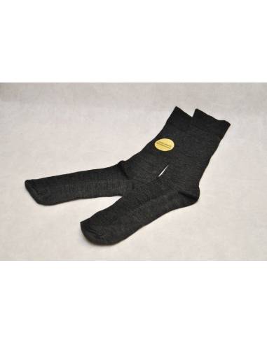 gris anthra chaussettes 75% laine mérinos anticomprimantes hommes