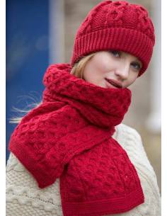 Warmer, langer Schal aus Merinowolle