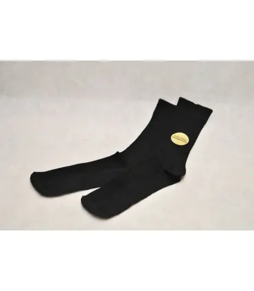 Schwarze Socken 75 % Merino Anticomprimantes Männer