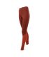 Legging chaud femme sport laine mérinos rouge