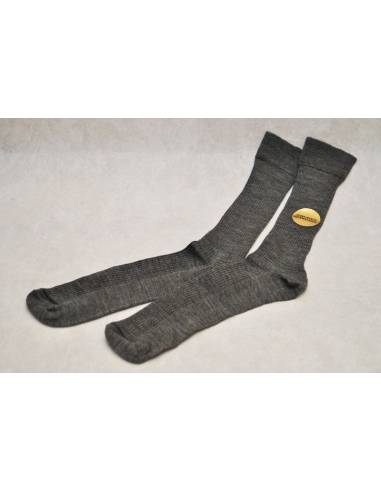gris chaussettes 75% laine mérinos anticomprimantes hommes