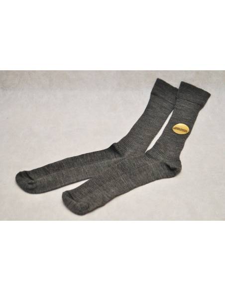 gris chaussettes 75% laine mérinos anticomprimantes hommes