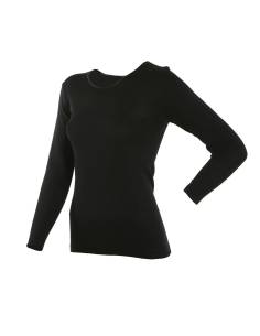 Woman black Merino Wool sweater special offer
