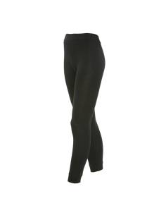 Legging chaud femme soie et laine mérinos noir