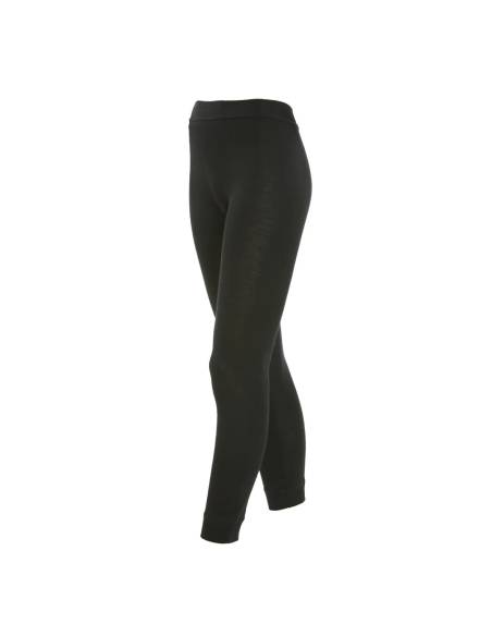 Women's merino wool sports leggings, blue or red