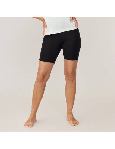 Lange schwarze Shorts aus reiner Wolle und SILK Unisex