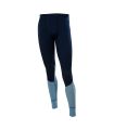 Warm men's long johns in two-tone pure merino wool, blue