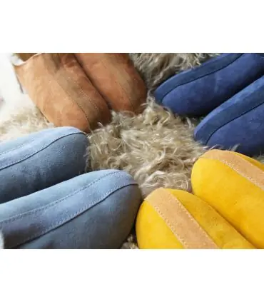 Chaussons femmes chauds en peau de mouton Harry