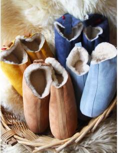 Nordic slippers in guenuine lambskin Harry