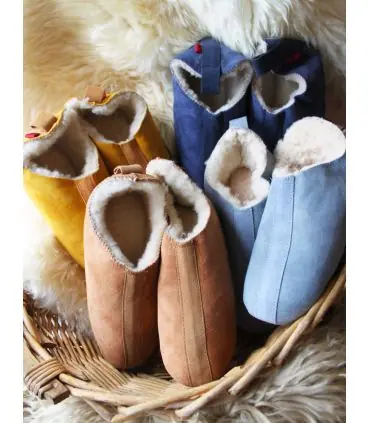 Zapatillas de piel de cordero genuino Harry