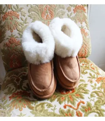 Nordic  slippers in guenuine lambskin