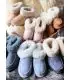 Nordic  slippers in guenuine lambskin