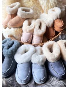 Nordic  slippers in guenuine lambskin