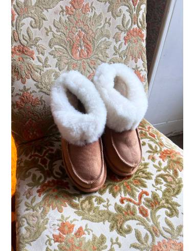 Nordic  slippers in guenuine lambskin