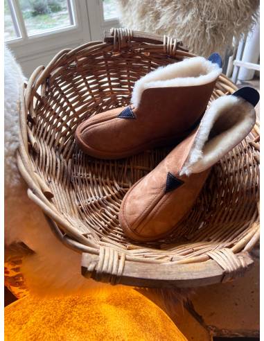 Nordic  slippers in guenuine lambskin