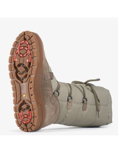 Women's snow boot hydro repellent suede and textile upper Olang FENICE
