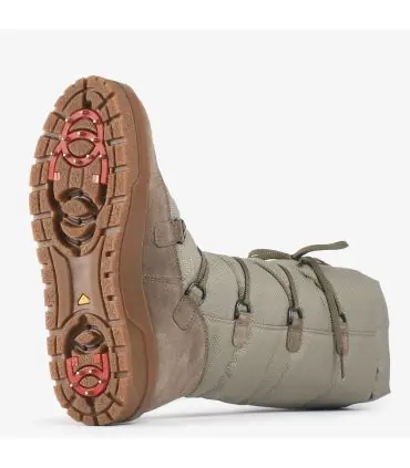 Women's snow boot hydro repellent suede and textile upper Olang FENICE