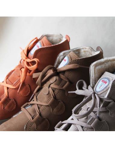 Women shearling and hydro suede leather winter boots - Olang MAKA