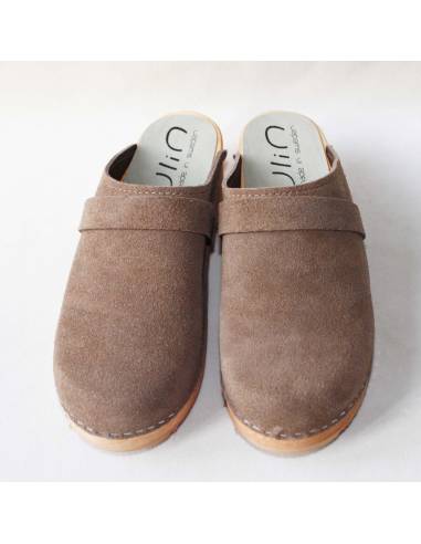 Sabots en daim nubuck luxe 