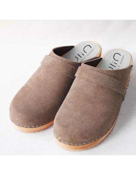 Sabots en daim nubuck luxe 