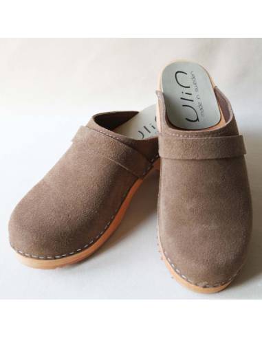 Sabots en daim nubuck luxe 