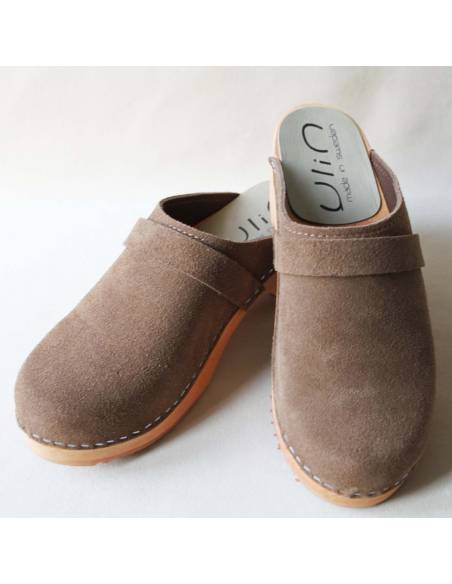 Sabots en daim nubuck luxe 