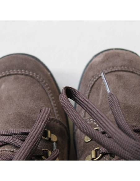 Sportlichen wasserabweisenden roten Lederstiefeletten der Olang-Frau